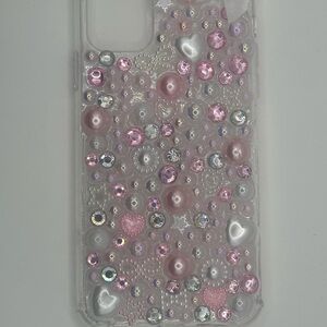 Decorative Pink and White Phone Case